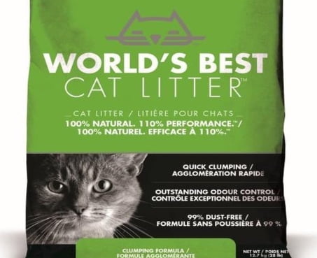 Worlds best cat litter
