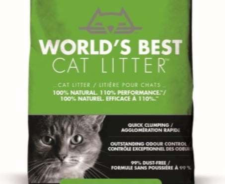 Worlds best cat litter